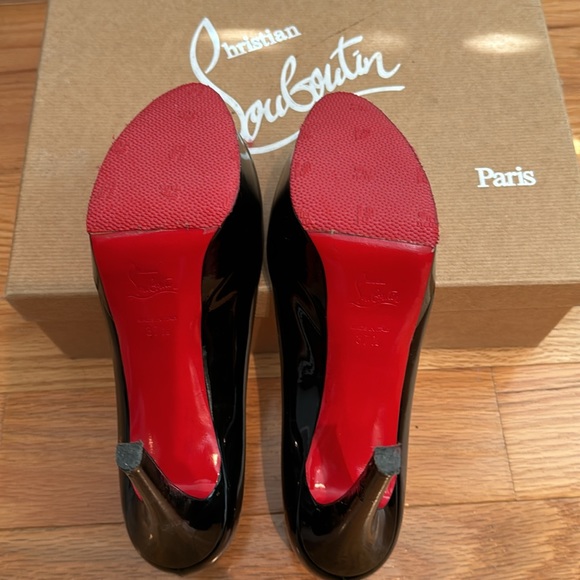 Christian Louboutin Bianca 120 patent Calf 7.5 - Picture 2 of 5